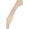 Ekena Millwork 3 1/2"W x 16"D x 28"H Balboa Smooth Knee Brace, Douglas Fir BRC04X16X28BOA00SDF - alternate 4